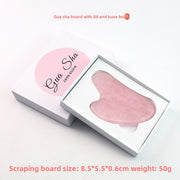Rose Quartz Facial Roller and Heart Gua Sha