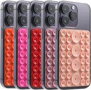 5Pcs Suction Phone Case Adhesive Mount, Phone Sticky Grip Holder