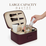 Vanity Makeup Case - Burgundy Large