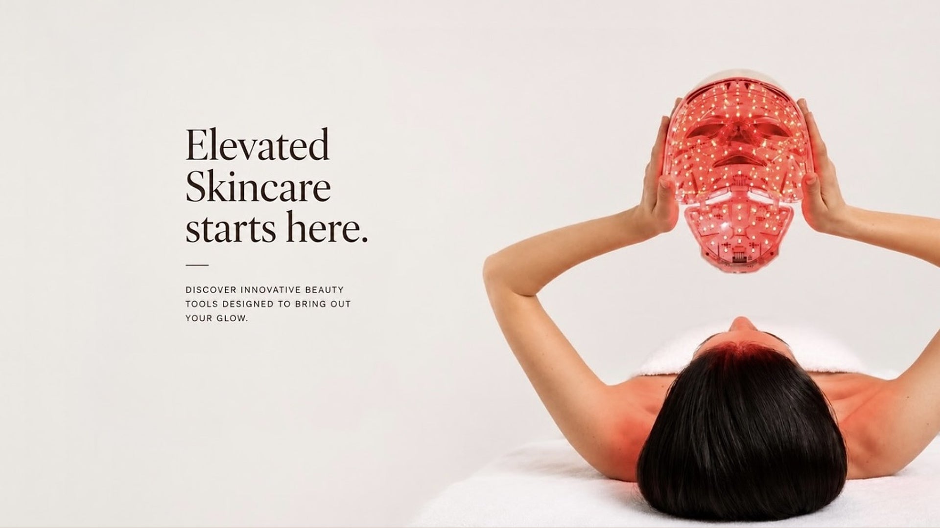 Elevated skincare starts here — Halia Beauty LED mask